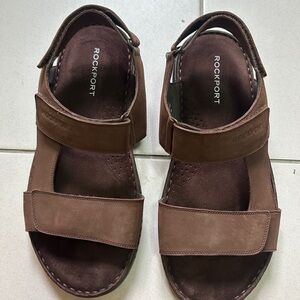 Dark Brown Leather Sandals